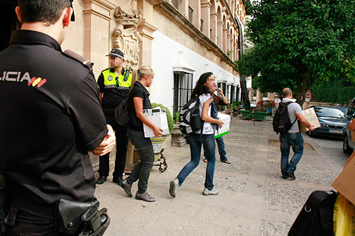 La Policía intervino el Ayuntamiento en septiembre de 2011 por el caso Acinipo.