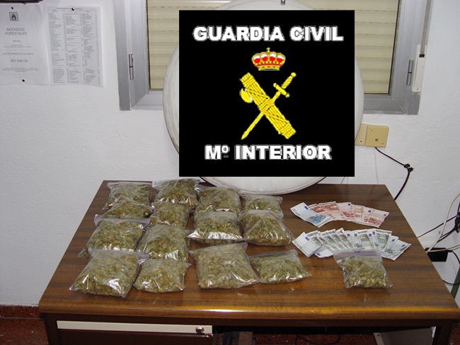 La droga estaba preparada para su venta.