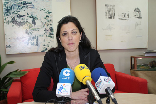 La delegada de Hacienda, María del Carmen Martínez.