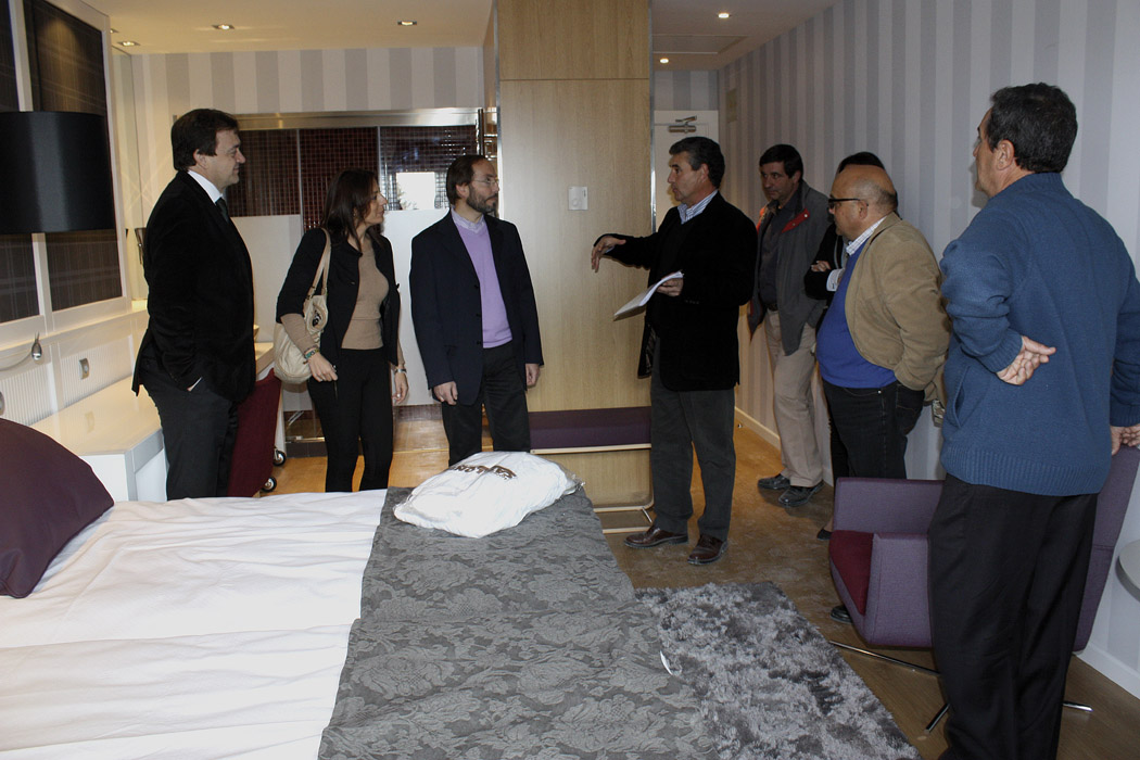 Interior de una de las habitaciones piloto que están ya finalizadas.