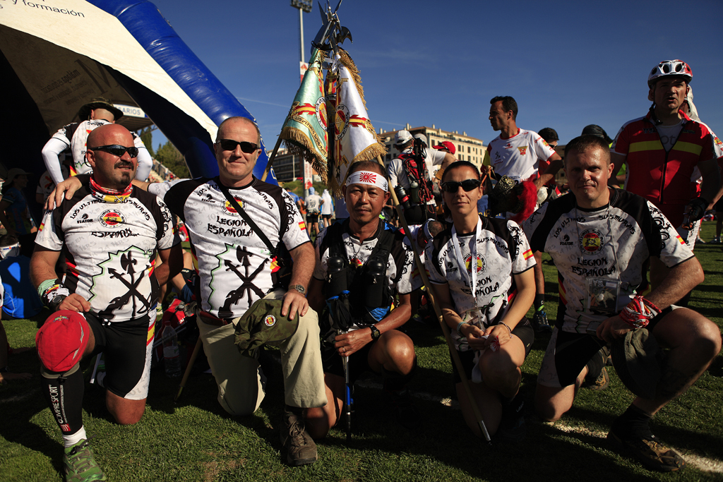 Equipo Samuray a la salida.