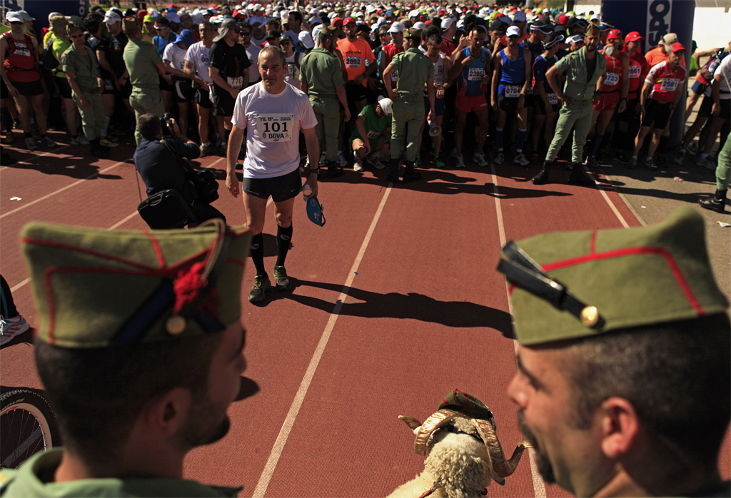 Los 101 kilómetros es una de las pruebas deportivas más duras de España que organiza la Legión de Ronda.