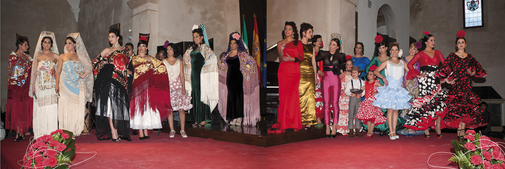 Las modelos tras el desfile