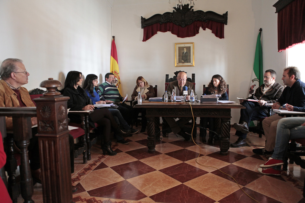 Pleno del Ayuntamiento de Cortes