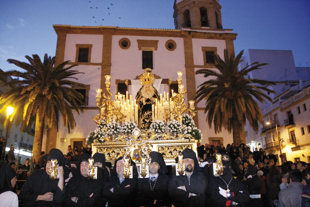 Salida procesional de la hermandad en la pasada Semana Santa
