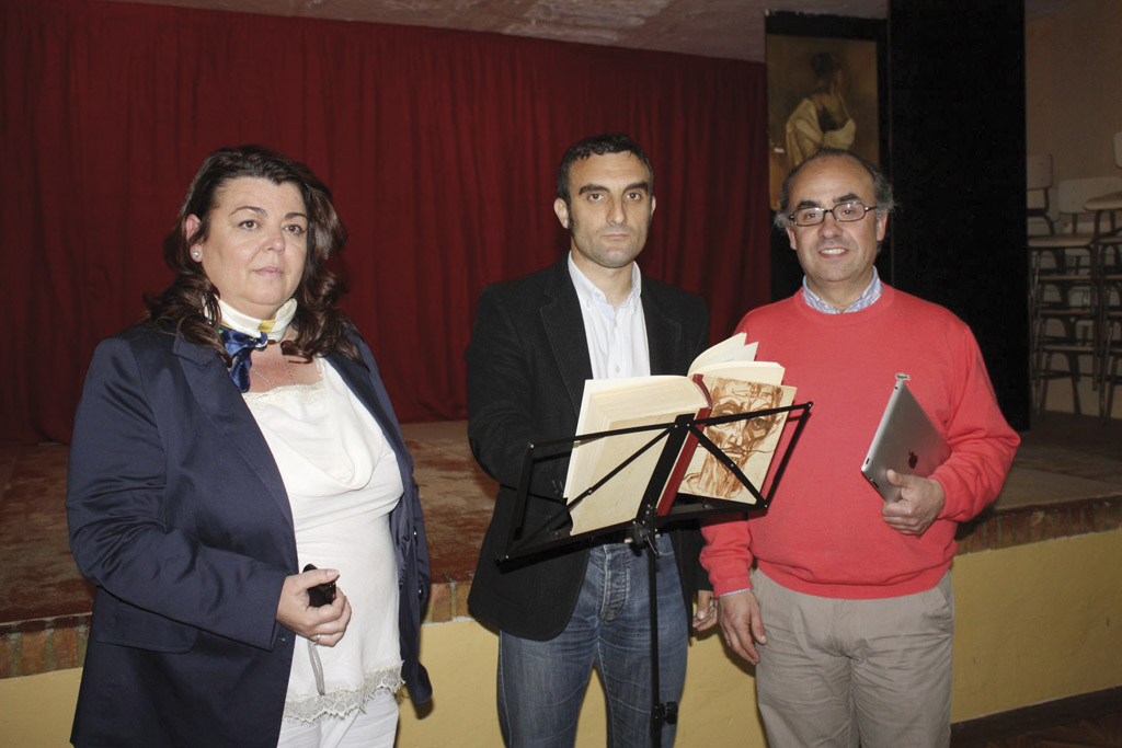 Sandra Franco, Bernardo Crespo y Fernando Corrales leyeron El Quijote