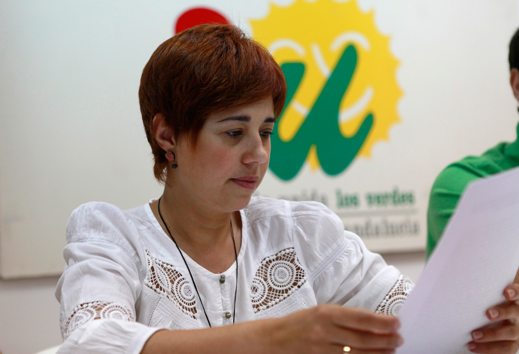 Lola Quintana, parlamentaria andaluza de IU.