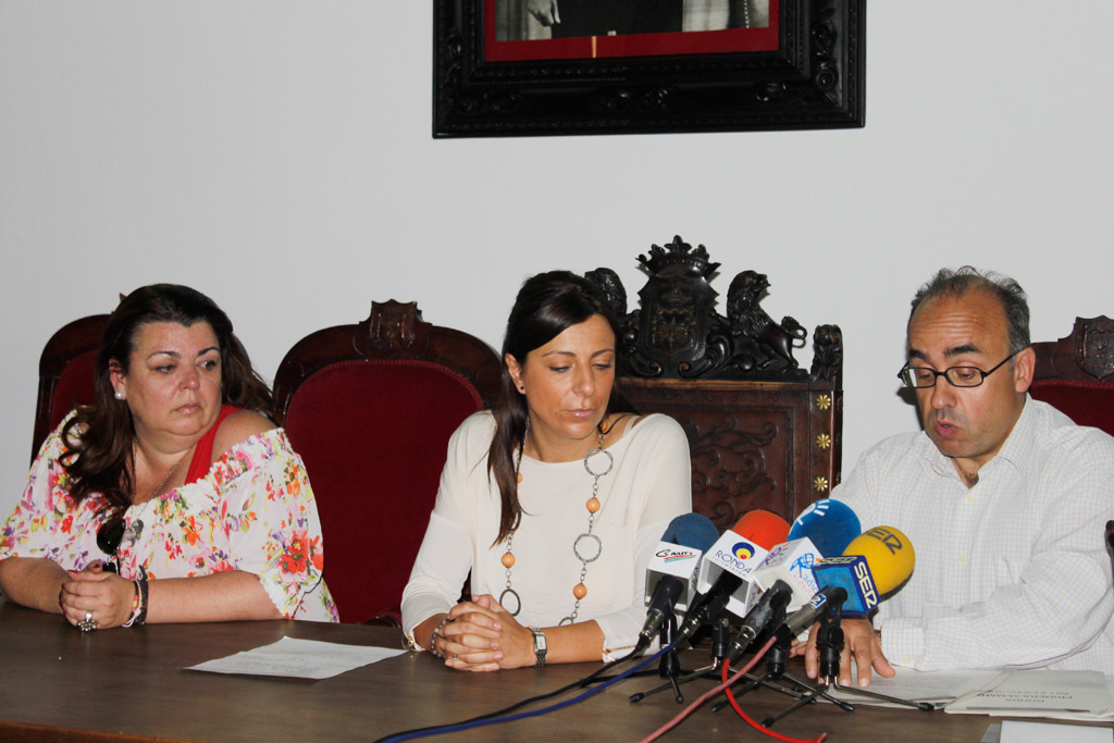 Presentación de los cursos, ayer en Ronda.
