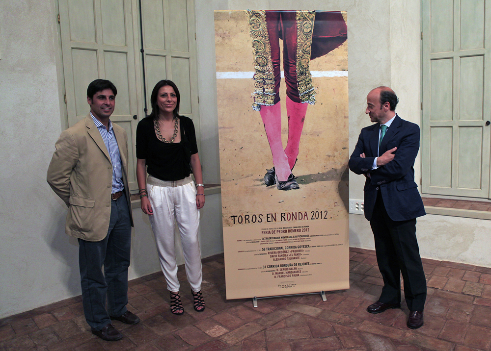 Presentación del cartel anunciador de los festejos taurinos de Pedro Romero