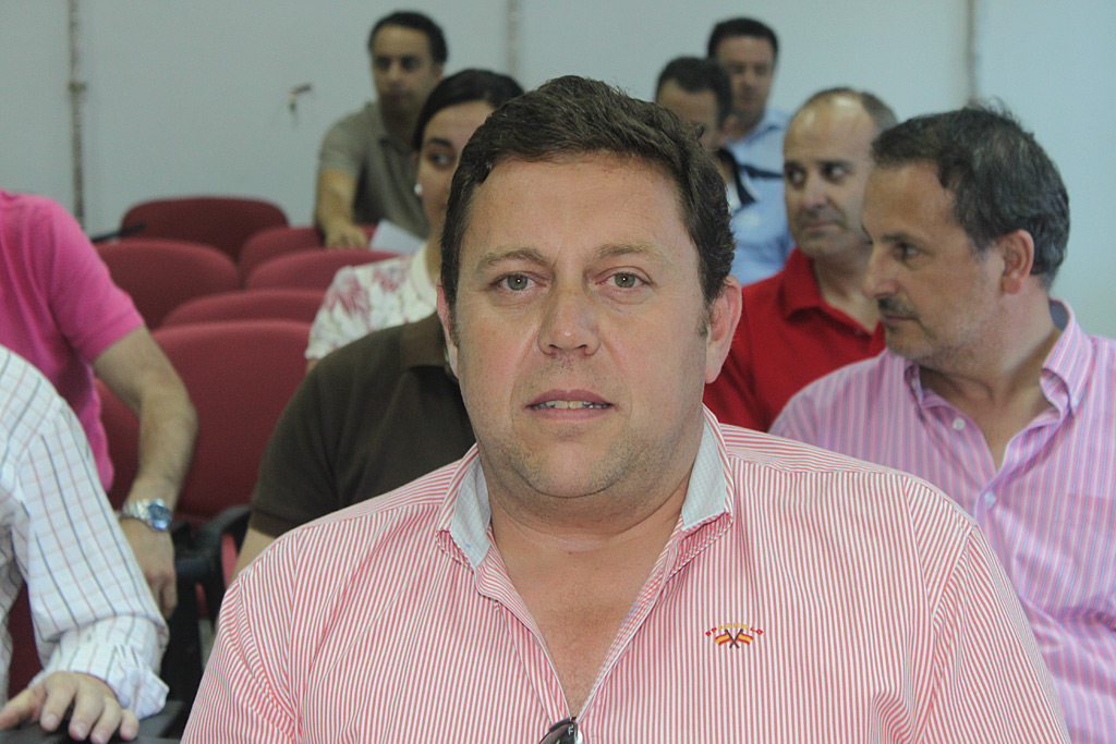 El nuevo presidente durante la Asamblea.