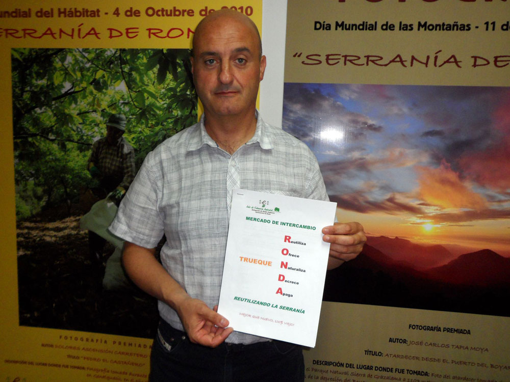 Rafael Flores, responsable de Medio Ambiente en el Ayuntamiento en la presentación de la iniciativa