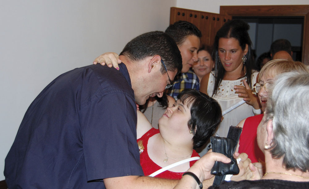 Durante la despedida se vivieron emotivos momentos.