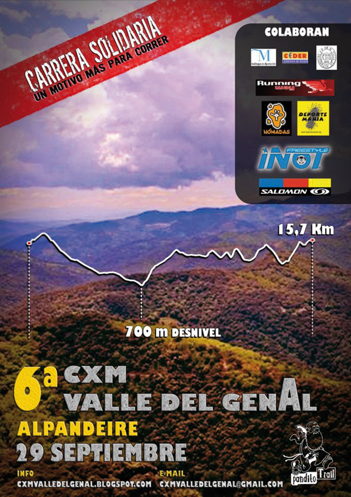 Cartel de la prueba.