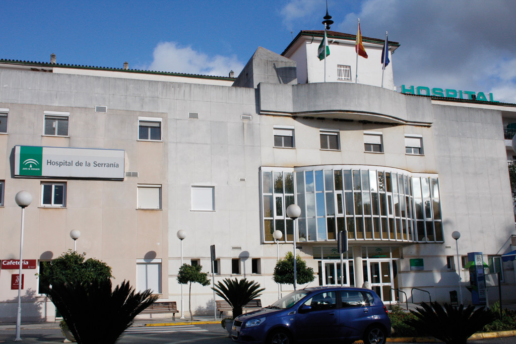 Imagen del hospital comarcal de Ronda.