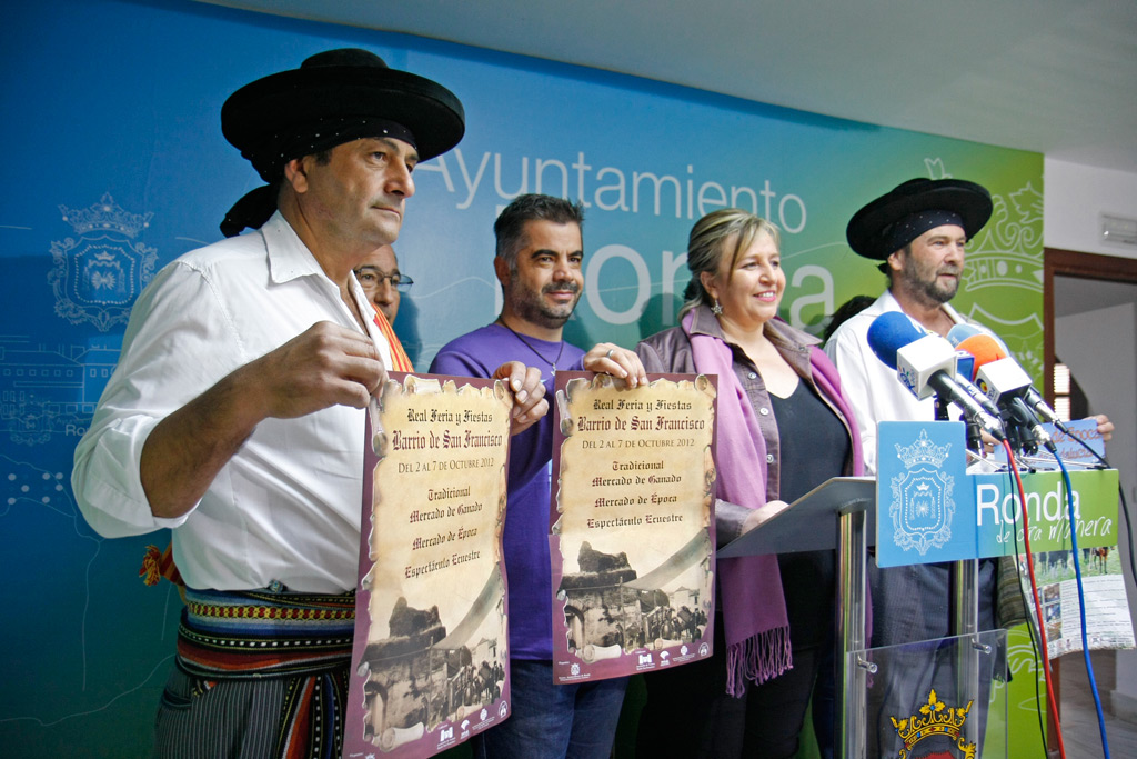 Momento de la presentación de las fiestas.