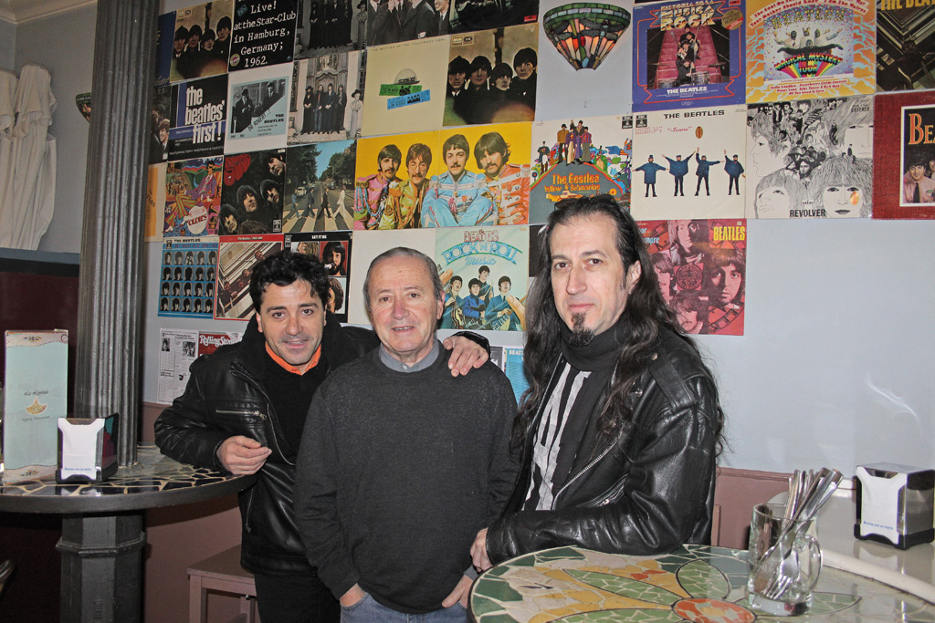 Juan Antonio Águila, Queco Roca y Alberto Mateo.