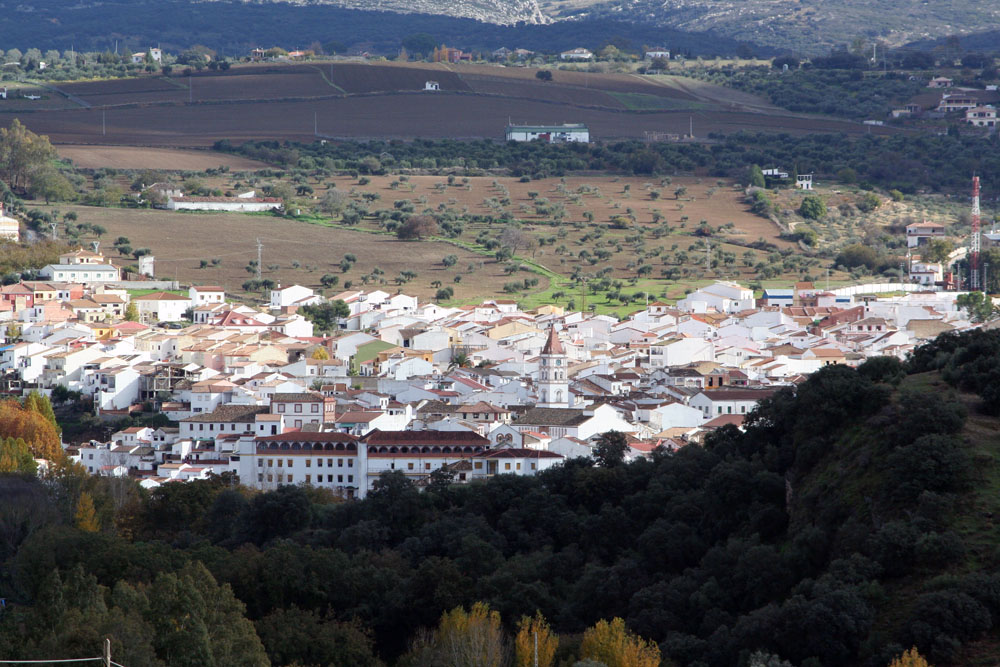 Vista del municipio de Arriate.