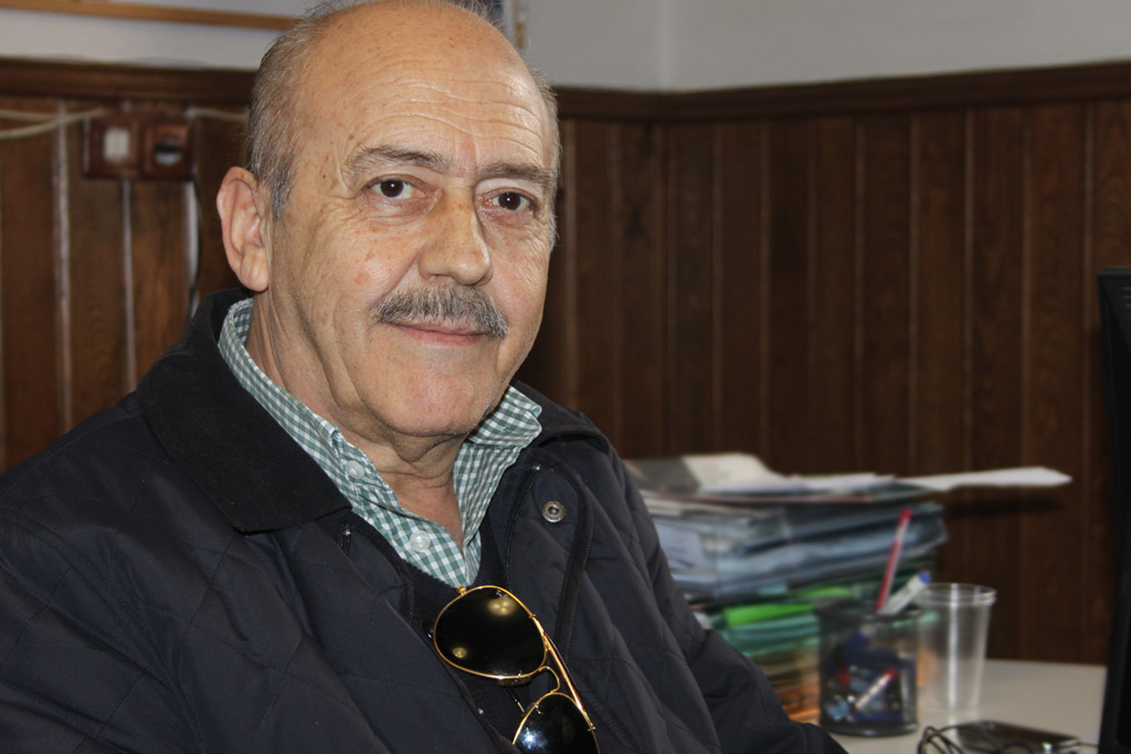 Vicente Becerra, tras la entrevista que mantuvo con La Voz de Ronda.