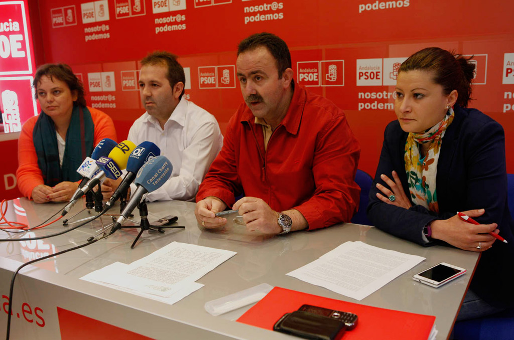 El grupo municipal del PSOE criticó ayer la decisión en una rueda de prensa.