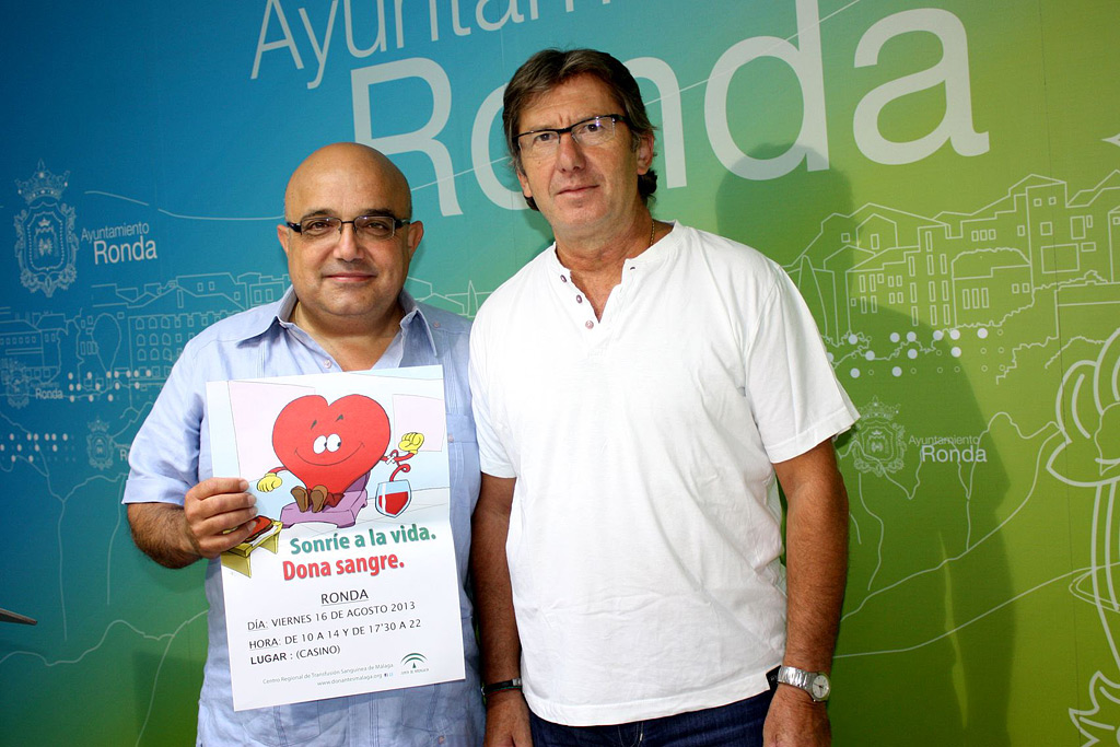 Vázquez y Aranda, en la presentación de la campaña.