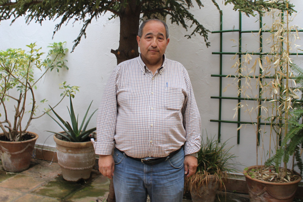 Antonio López en nuestra redacción.