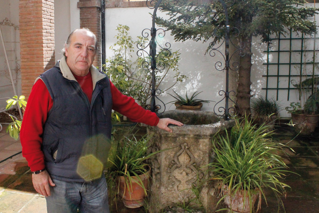 Miguel Berrocal en la redacción de La Voz de Ronda.