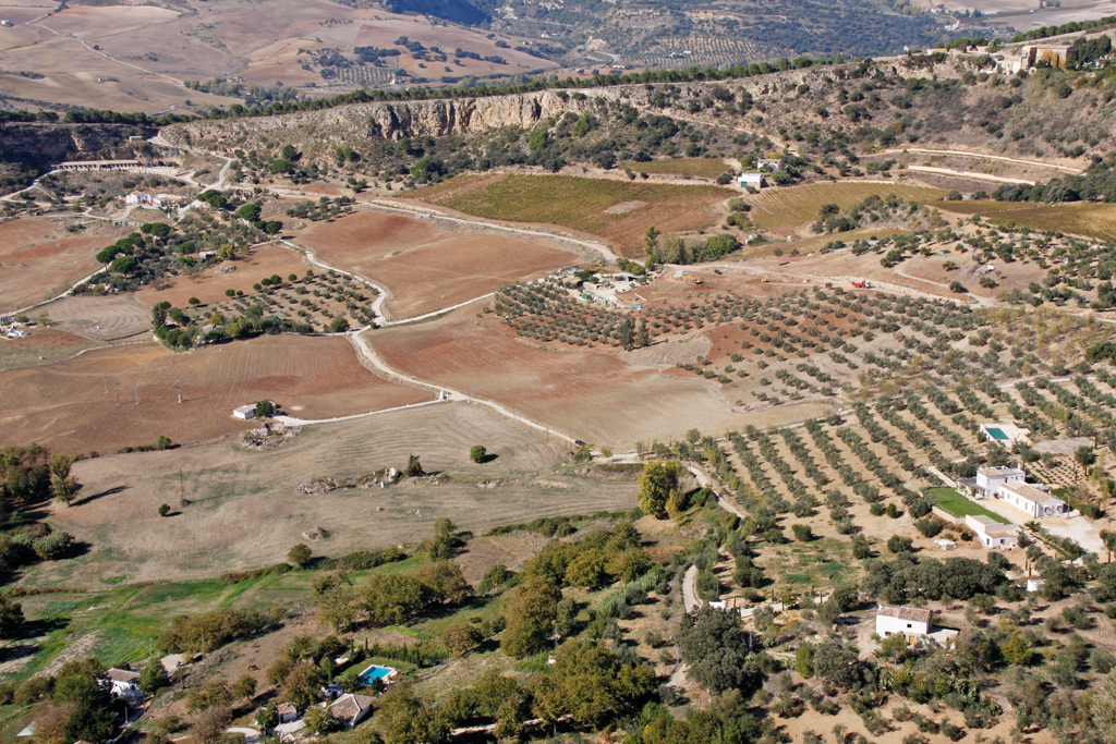 Las obras se realizaron en una parcela de la Hoya del Tajo situada junto al puerto de La Muela.