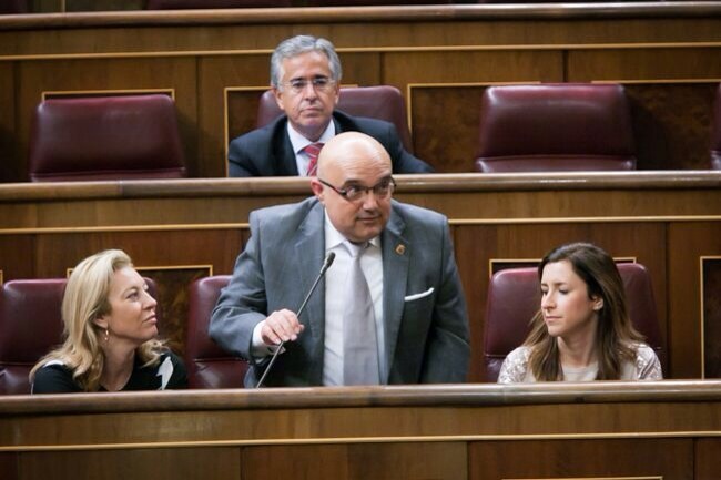 Jesús Vázquez durante su intervención en el Congreso.