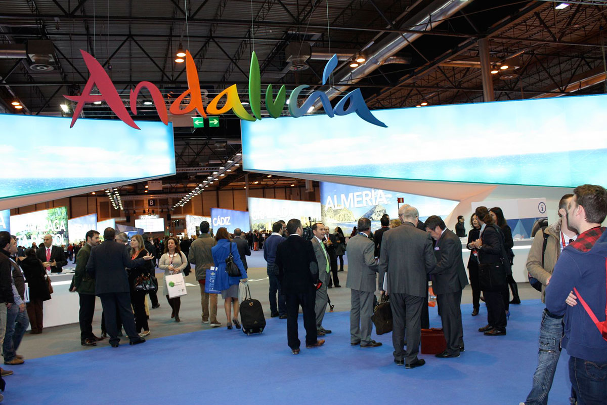 Imagen del pabellón de Andalucía en Fitur 2014.