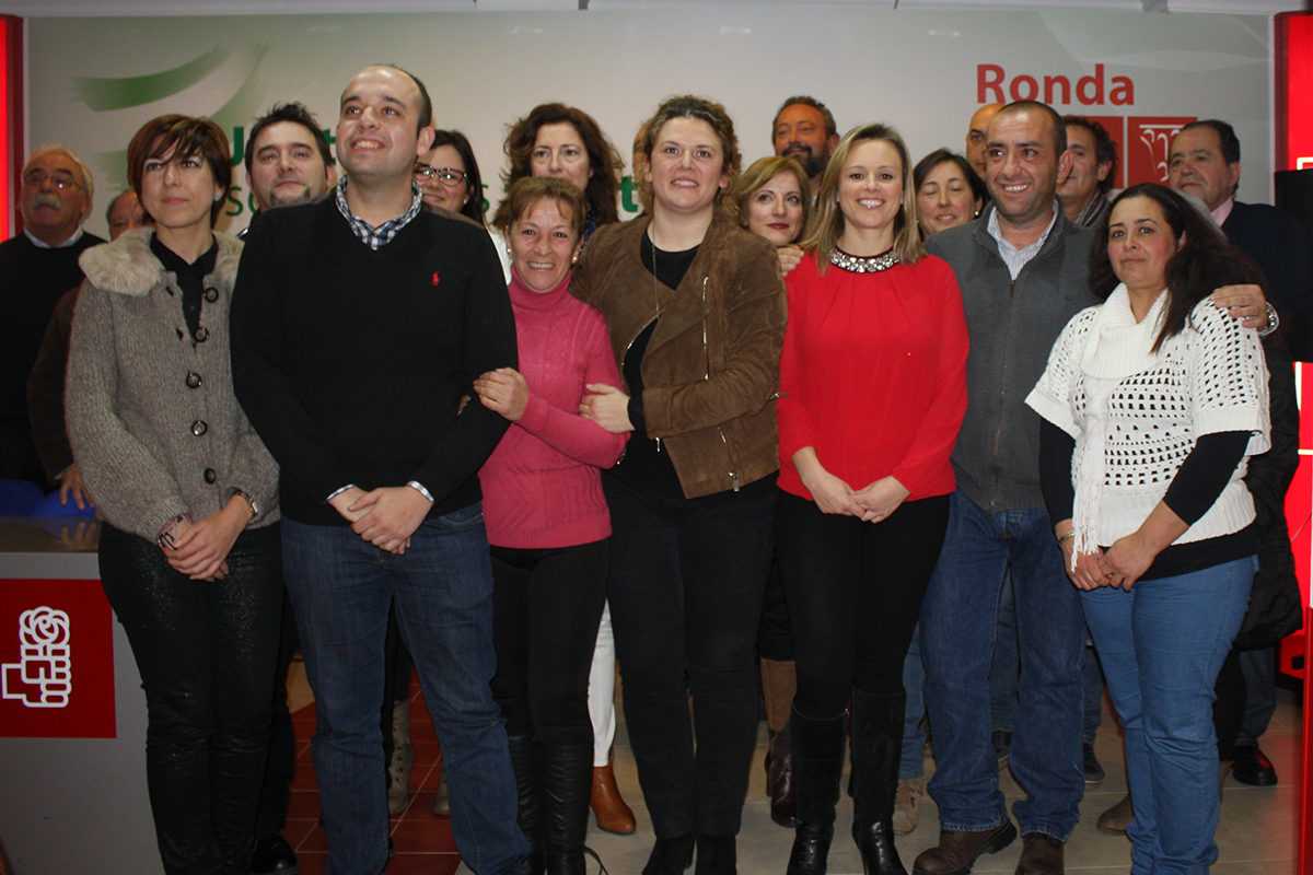 Componentes de la lista del PSOE para las elecciones municipales.
