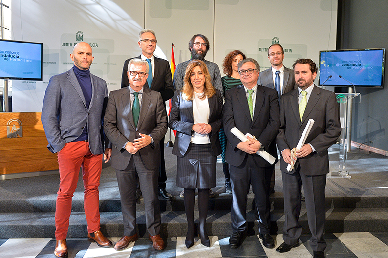Premiados de los XXIX Premios Andalucía de Periodismo