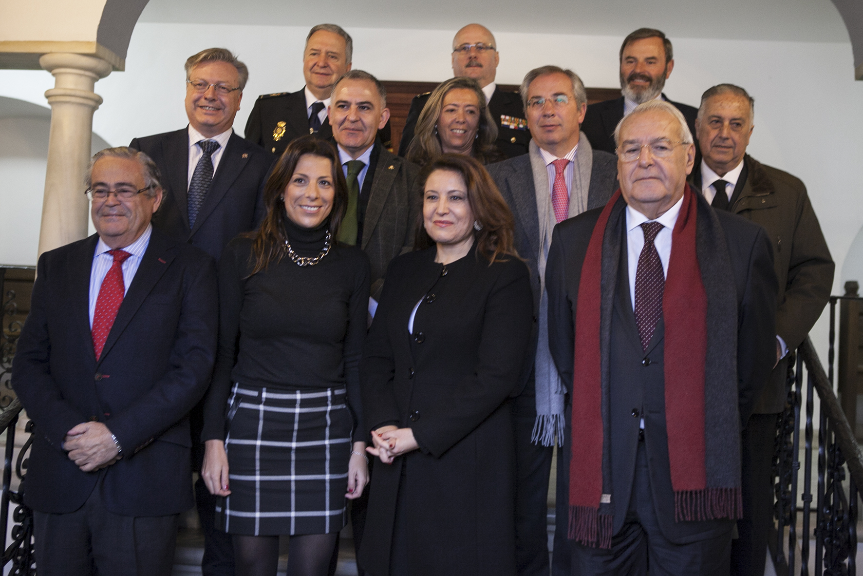 Subdelegados junto a la alcaldesa de Ronda y la delegada del Gobierno en Andalucía.