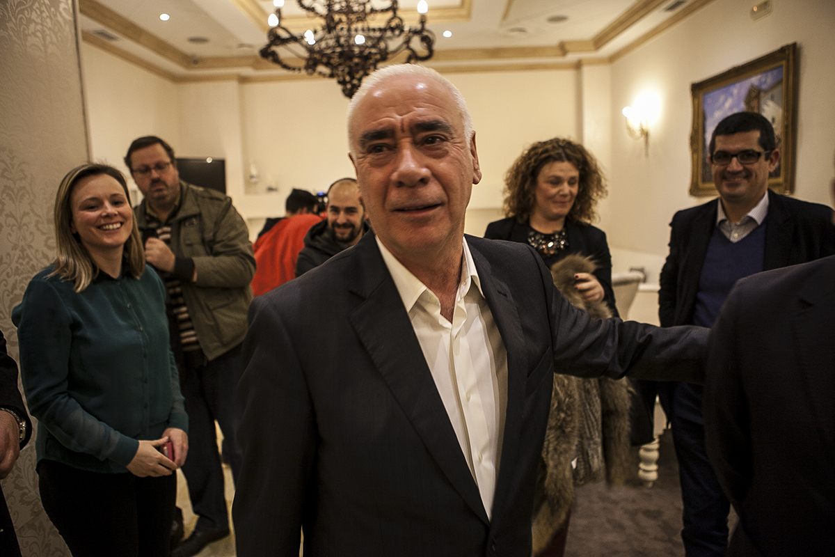 Luciano Alonso, consejero de Turismo, tras la rueda de prensa ofrecida en el hotel Maestranza.
