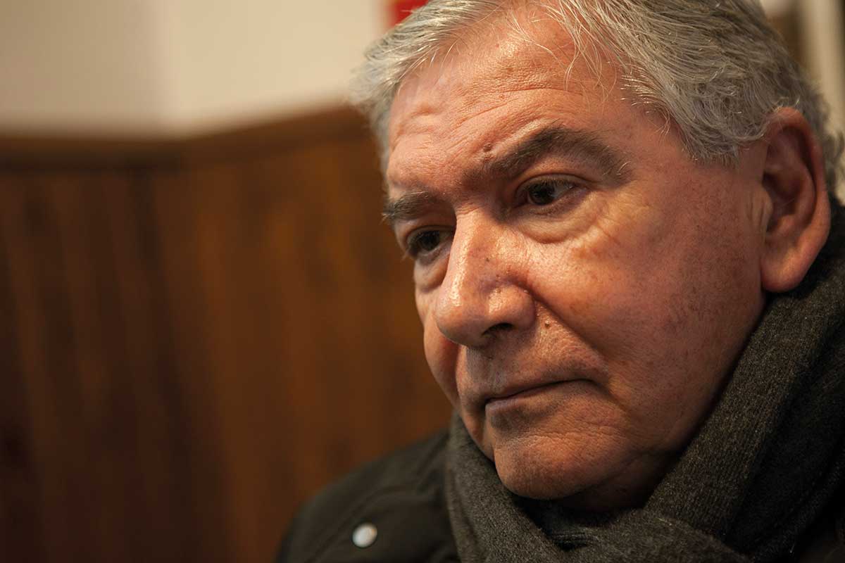 Martín Vivas durante un momento de la entrevista.