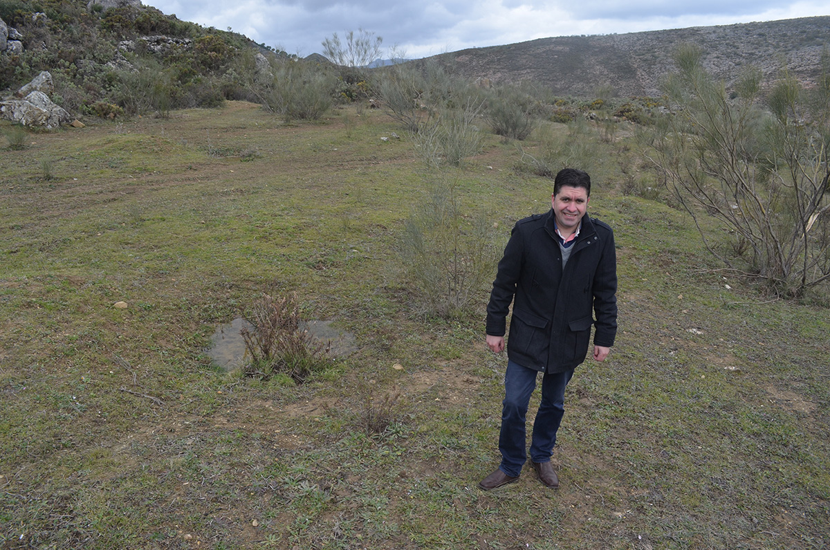 David Fernández, alcalde de Júzcar.