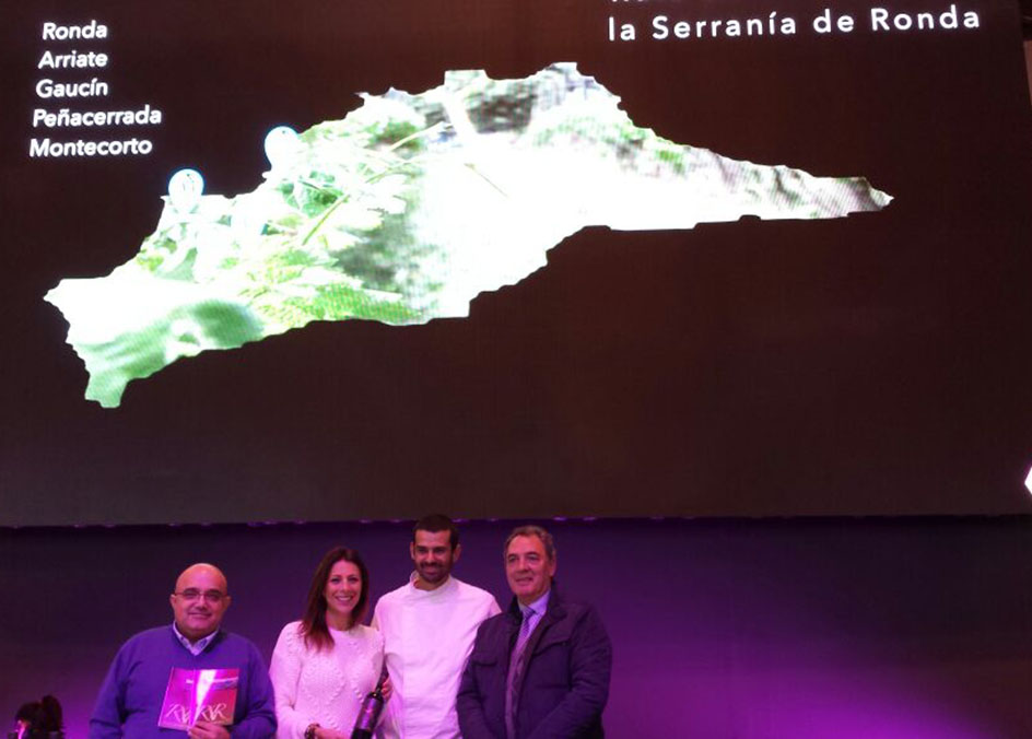 Presentación de los vinos de la Serranía de Ronda en Fitur 2015.
