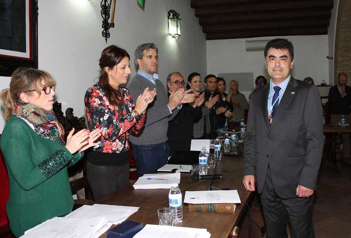 Francisco Barea, tras tomar posesión como concejal.