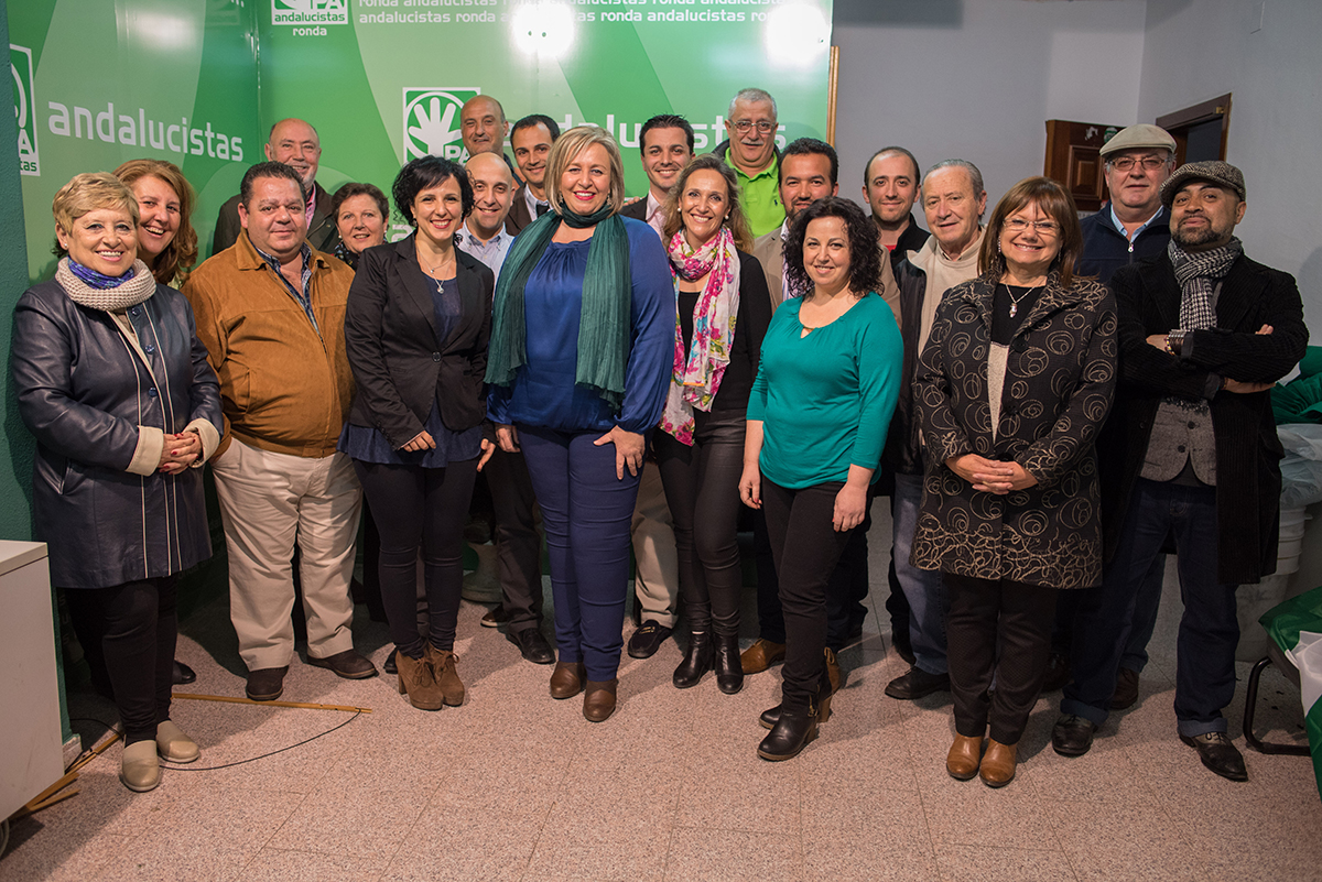 Integrantes de la candidatura del PA para las elecciones municipales.