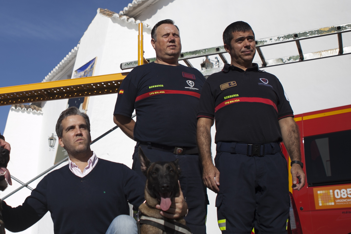Juan Pimentel, en el centro.