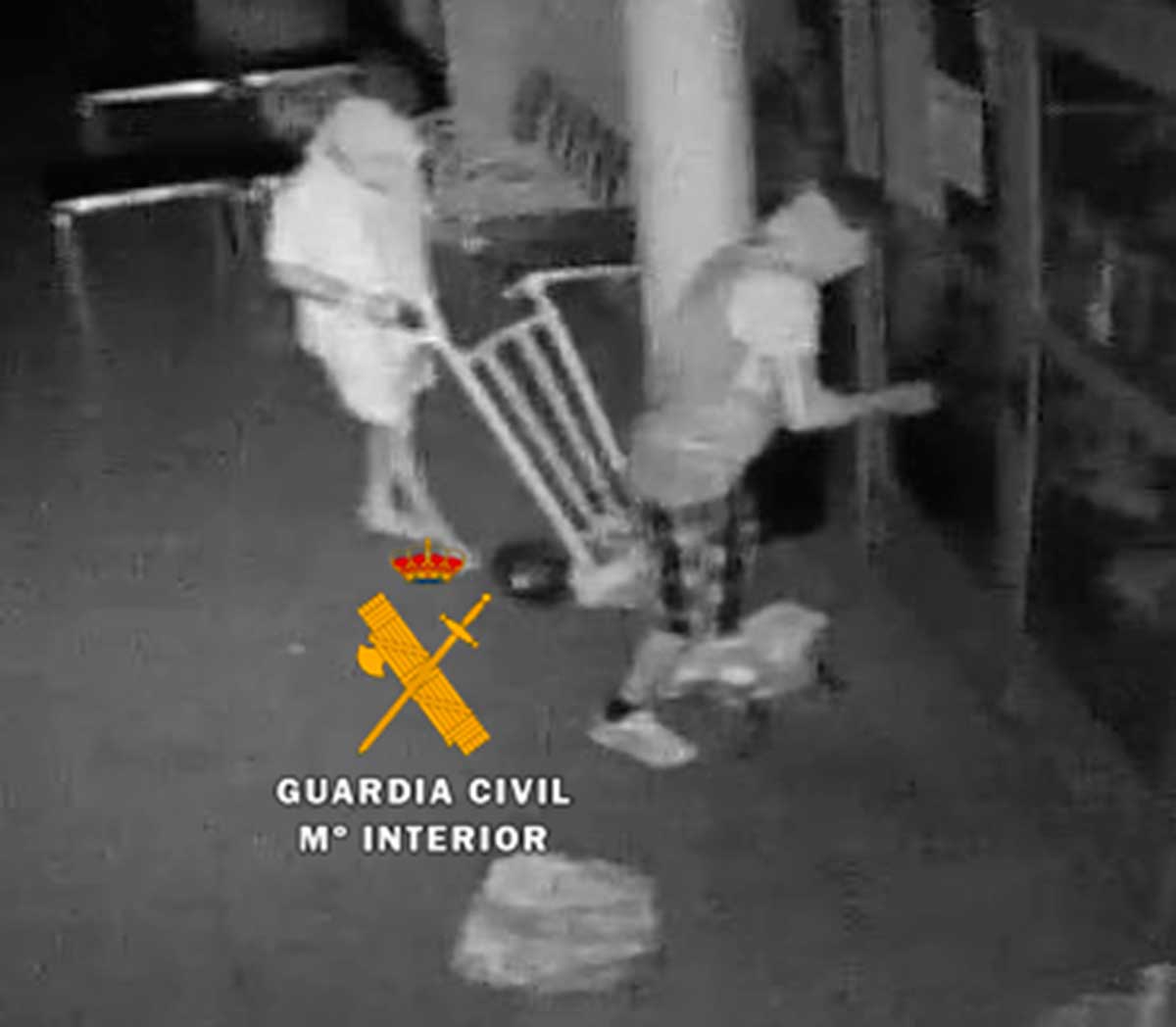 Algunos de los robos fueron grabados por cámaras de seguridad.