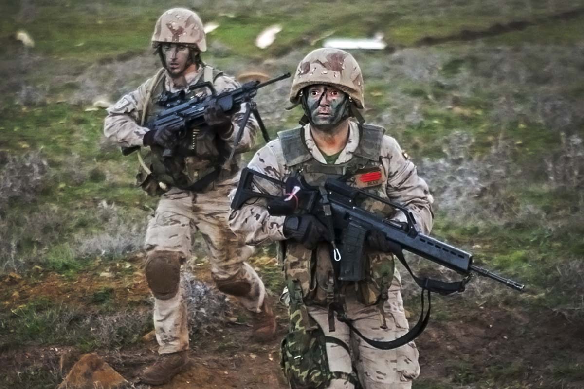 Los legionarios desplazados permanecerán en Zaragoza hasta el 21 de este mes de abril.