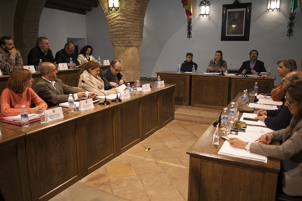 Sesión plenaria celebrada esta tarde en el Ayuntamiento.