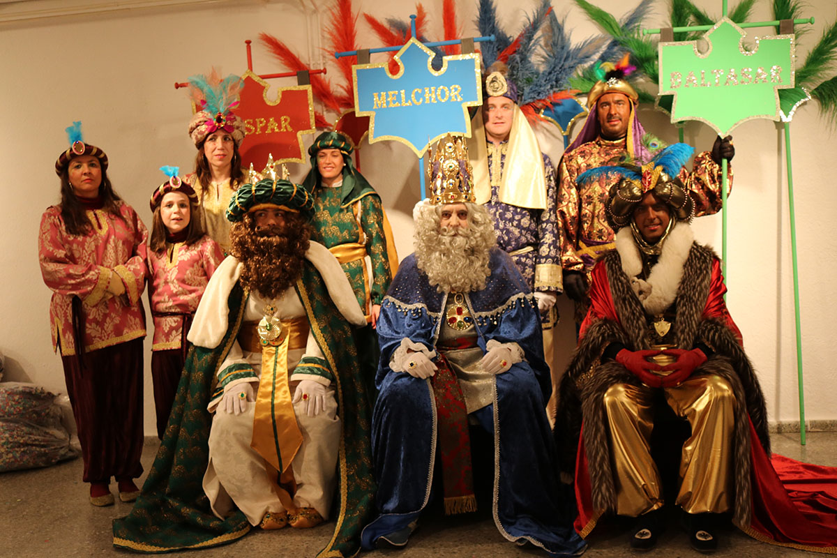 Melchor, Gaspar y Baltasar tras llegar a Ronda.