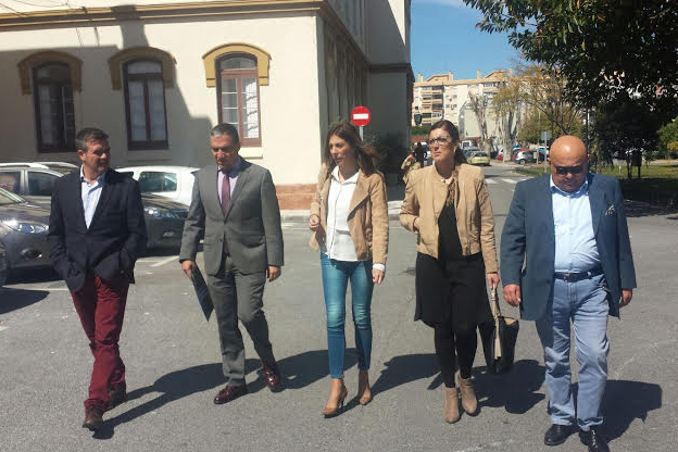 Visita de ediles del PP a la Diputación de Málaga.