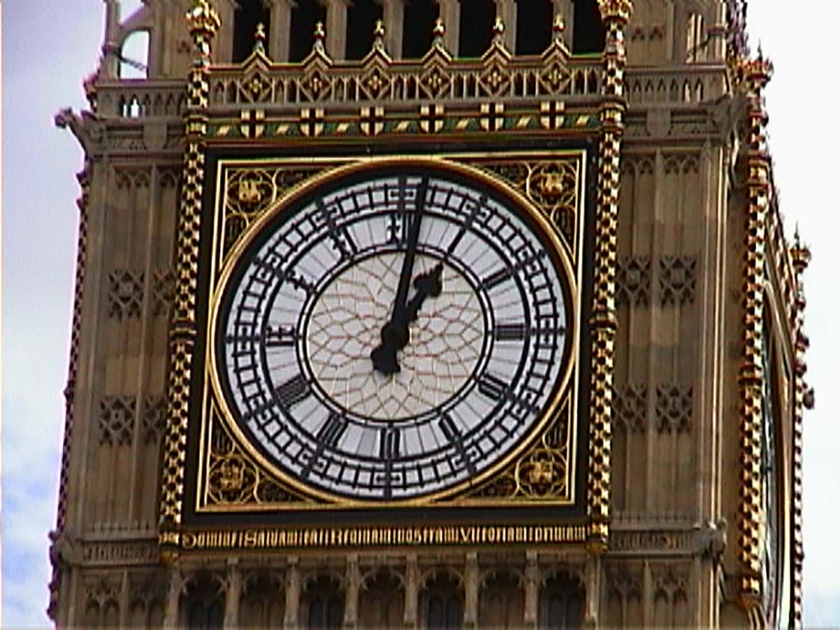 Imagen de una de las caras del Big Ben