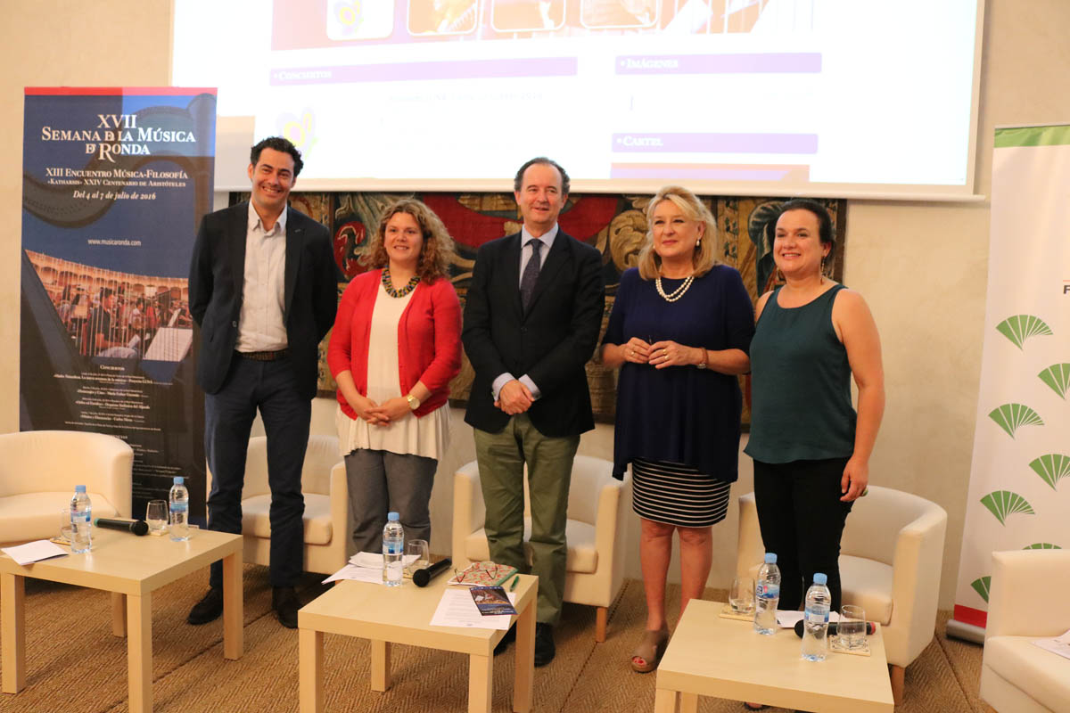 Presentación oficial de las actividades de la Semana de la Música.