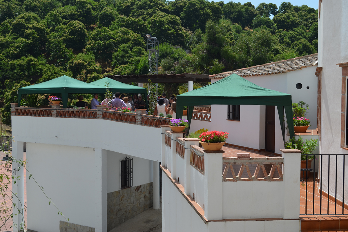 Nueva terraza de la residencia de Faraján.
