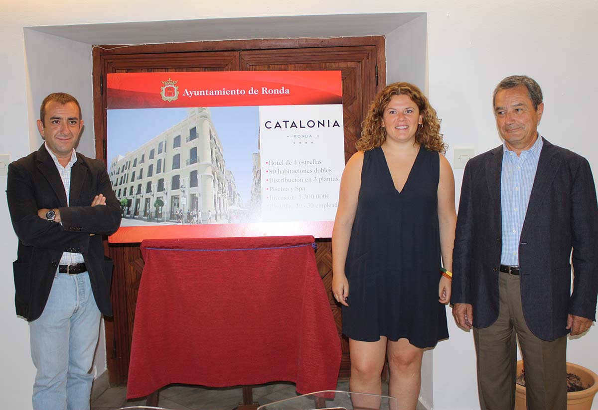 El nuevo hotel ‘Catalonia Ronda’, siuado en el edificio de Unicaja, tendrá una categoría de cuatro estrellas superior