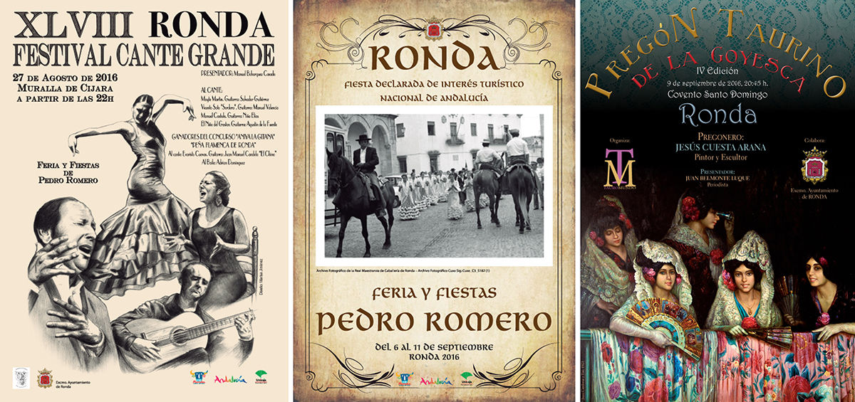 Carteles del Flamenco, Feria y Pregón Taurino.