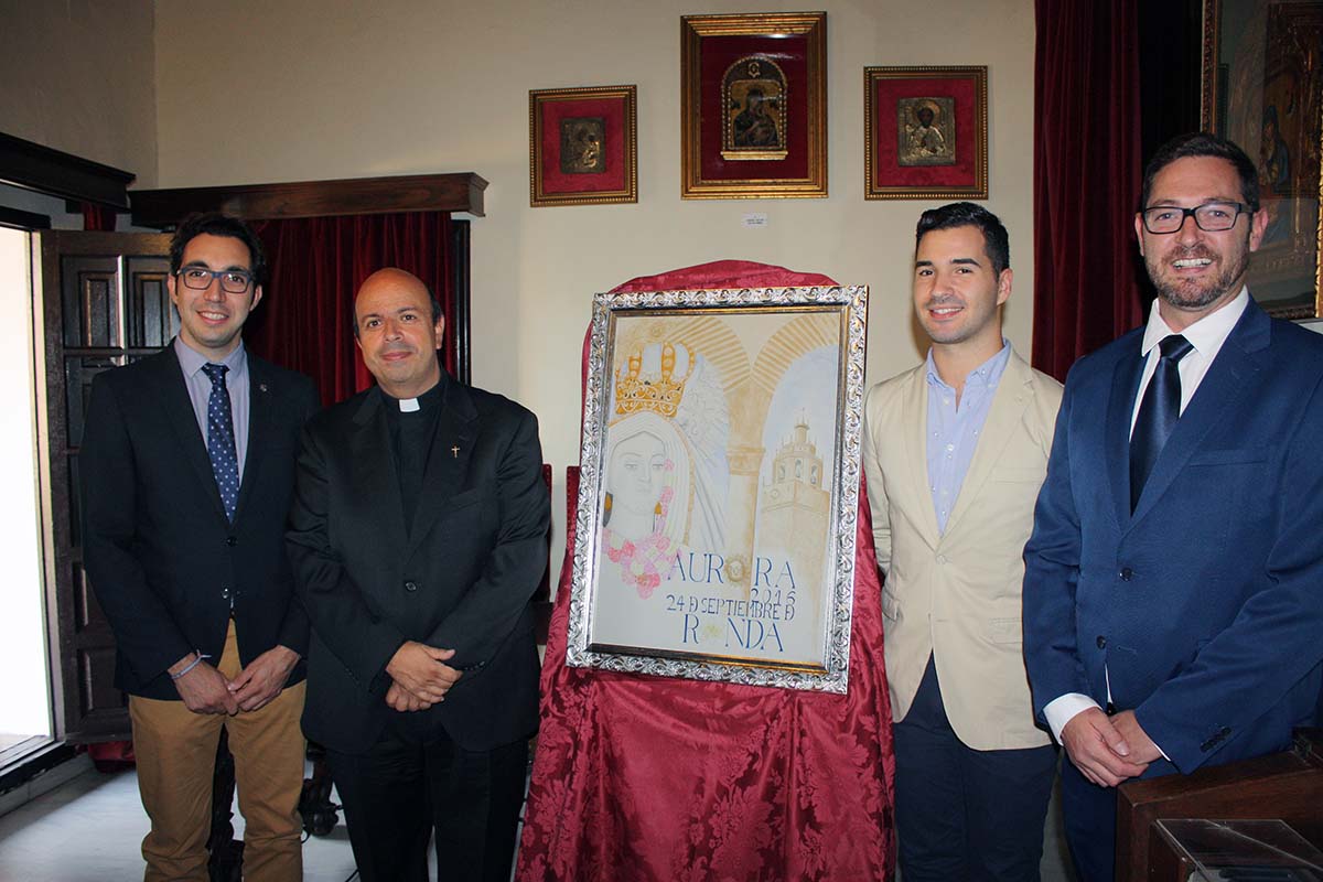Acto de presentación del cartel de la Virgen de la Aurora.